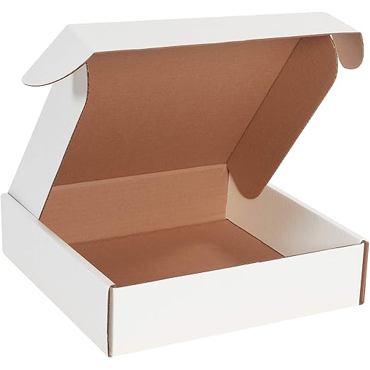 Box USA 12" Deluxe Shipping Boxes 12"L x 12"W x 3"H, Gifts or Bulk Business by BOXUSA