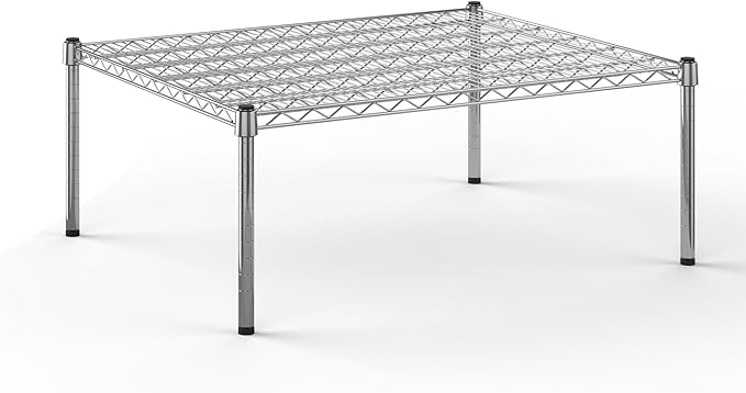 30''W x 36''L x 14''H Chrome Plated Wire Dunnage Rack | Off The Floor Storage by Regal+Altair