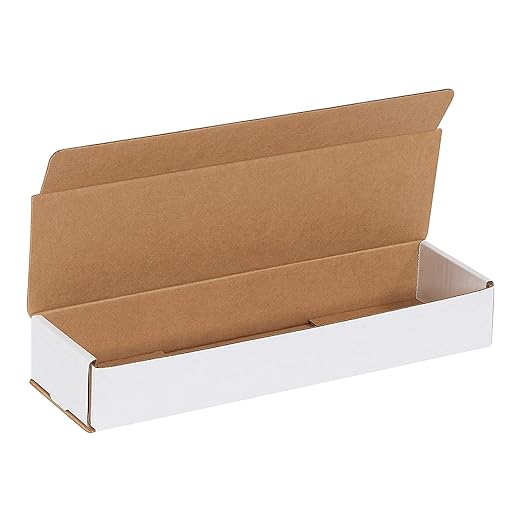 Box USA Moving Boxes Medium 14"L x 4"W x 2"H, Shipping and Storage 14x4x2 1442 by BOXUSA