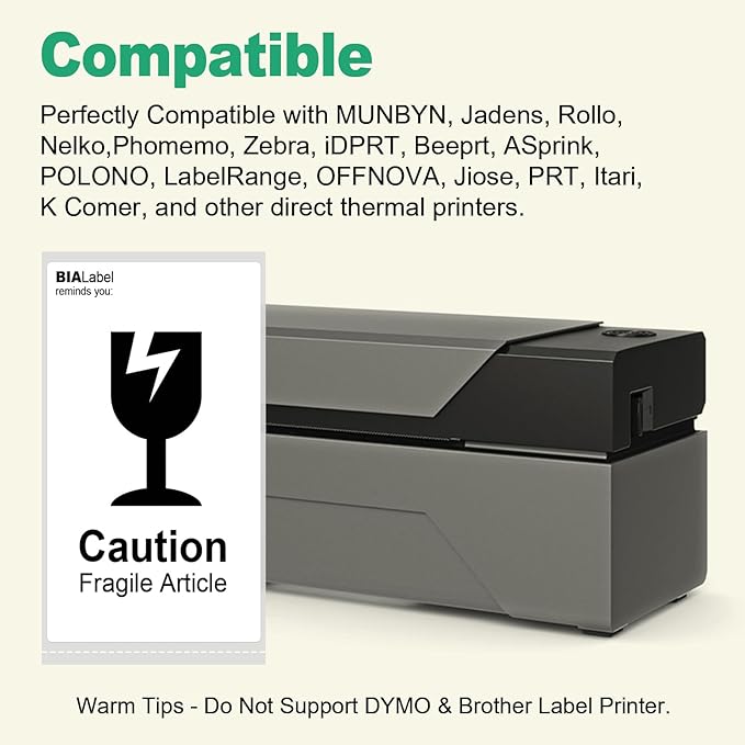 12 Rolls 2.25" X 4" Thermal Printer Labels, 350/Roll - Image 4
