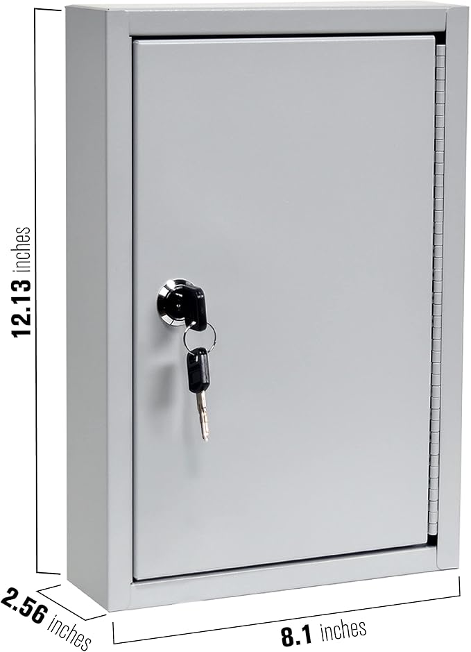 BankSupplies STEELMASTER 30 Key Cabinet | Single Lock Control Key Box | Welded - Image 2
