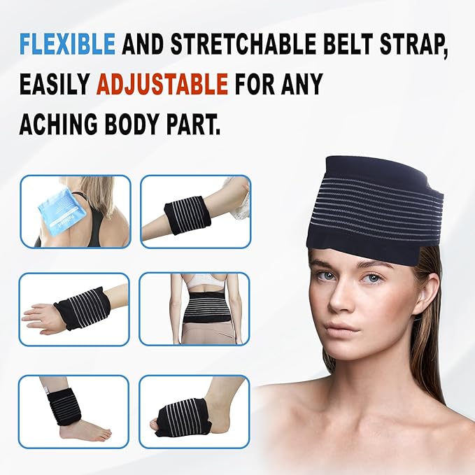 Ice Packs, Ice Packs for Injuries Reusable, Cold Packs for Injuries, - Image 3
