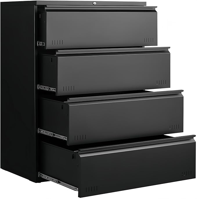 Lateral 4 Drawer File Cabient by Approgreent