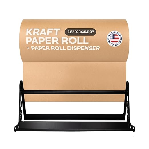 Brown Kraft Paper Jumbo Roll 18" x 14400" by IDLPackaging