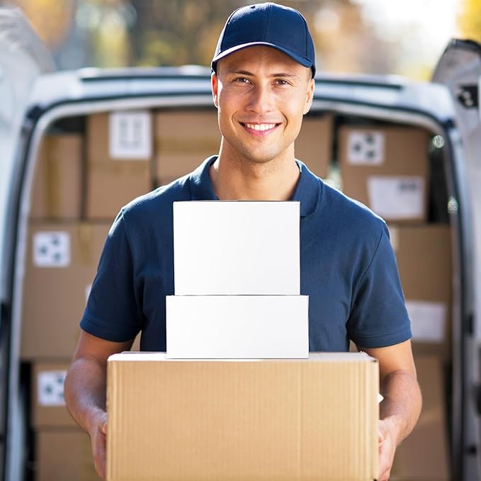 Eupako 8x6x6-Small-Shipping-Boxes-30-Pack-White-Corrugated-Box-Mailers - Image 5