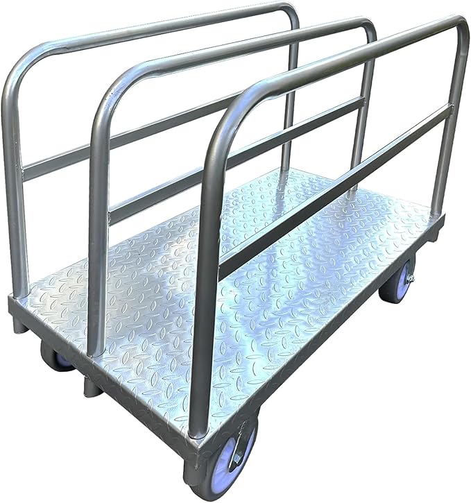 Heavy Duty Lumber Drywall Dolly, Steel Panel Truck Cart Platform Truck by Hrwug
