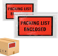 ABC Packing List Enclosed Pouches 5 x 9.5 Inch. 1000 Pack Clear by ABCPackSupply%C2%AE