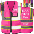 Custom Safety Vest High Visibility Customize Class 2 by YAEILOV