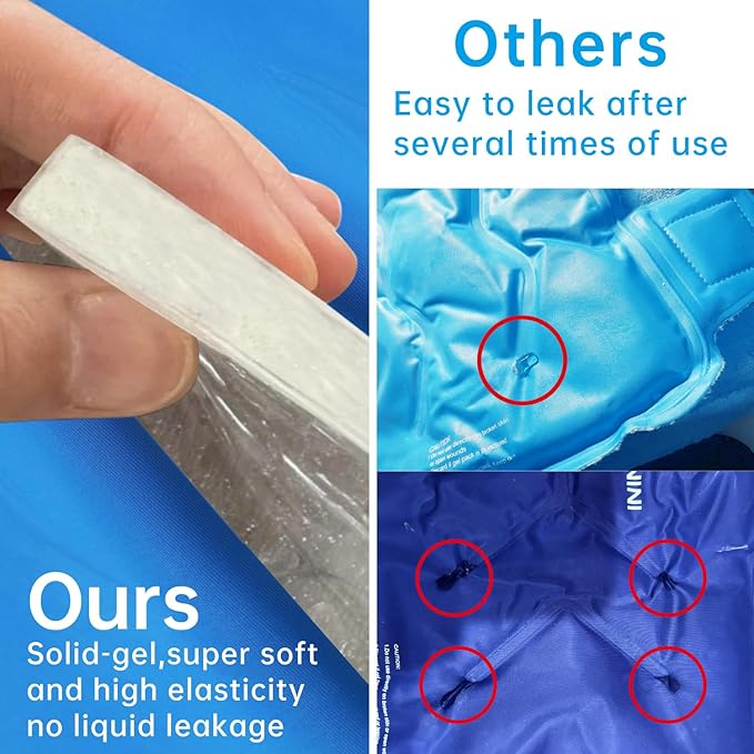 Extended Leg Knee Ice Pack Wrap - Image 5