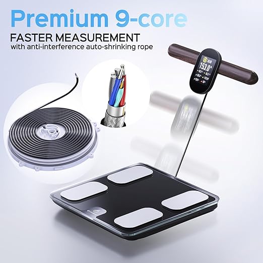 CLORIS Digital Smart Scale for Body Weight Fat BMI Muscle Mass 28 Body - Image 8