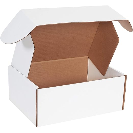 Box USA 12" Deluxe Shipping Boxes 12 1/8"L x 9 1/4"W x 5"H, Gifts or Bulk by BOXUSA