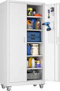 Aobabo Upgrade 71H''*34''W*18''D Metal Garage Storage Cabinet by Aobabo