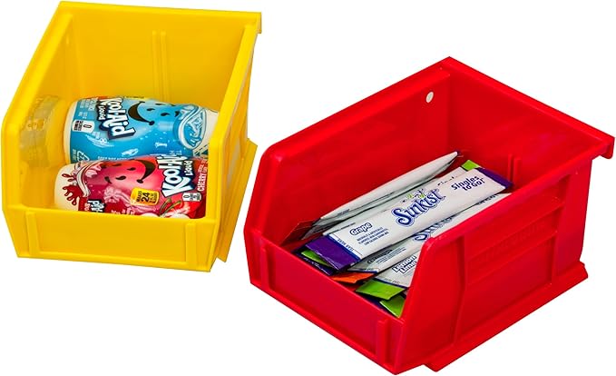 Akro-Mils Storage Bins 30210, Plastic | Stackable | Hanging Design | 5" x 4" x - Image 5