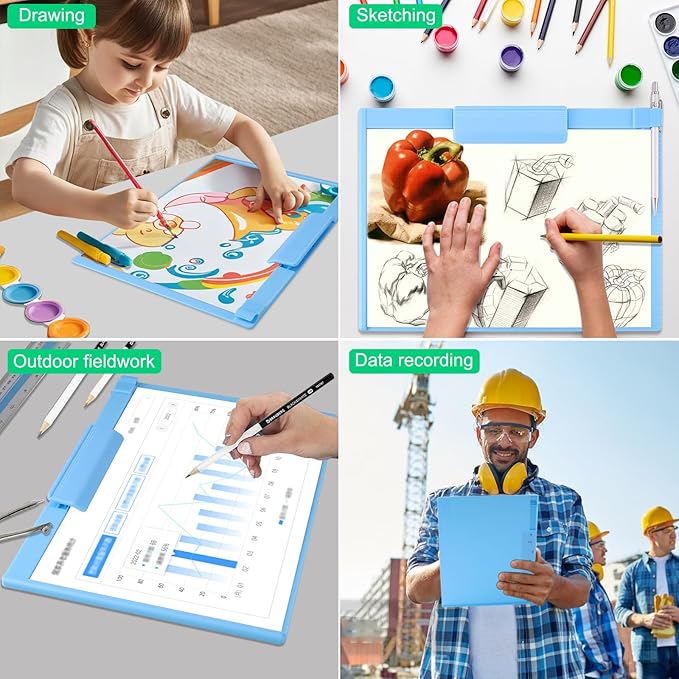 1 PCS A4 Size Clipboards, Plastic Clipboard, 8.5x11 Clipboard - Image 7