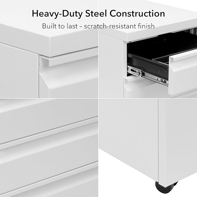 Mount-It! 3 Drawer File Cabinet - Image 10