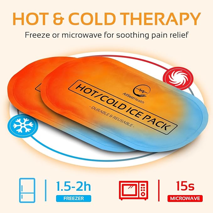 AllSett Health Reusable Hot and Cold Gel Ice Packs - Image 3