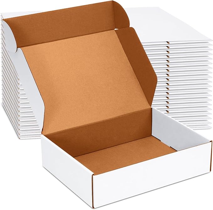 12x9x3 inch Shipping Boxes Set of 20 by JOWLOT