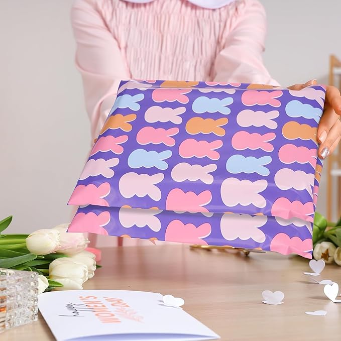 Metronic Poly Mailers 10x13 Inch 1200pc, Easter Rabbit Bags - Image 8