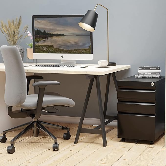 Aobabo 3 Drawer File Cabinet - Image 5