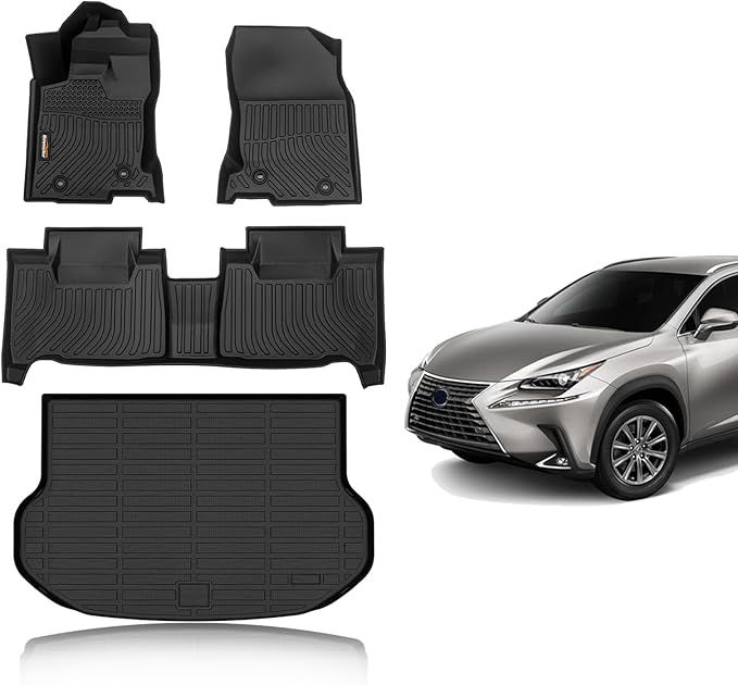 Binmotor-All Weather Car Floor Mats Cargo Liner Set by VisittheBinmotor