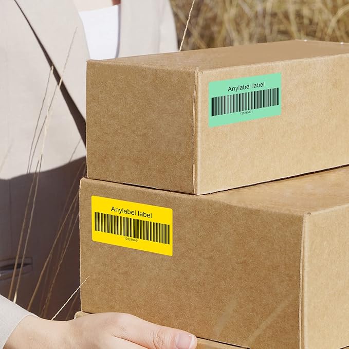 2.25" x 1.25" Yellow Direct Thermal Labels, Replacement - Image 8