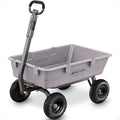 Gorilla Carts Heavy-Duty Poly Dump Cart, 5 Cu Ft Tub, 800 lb Haul Capacity by GorillaCarts
