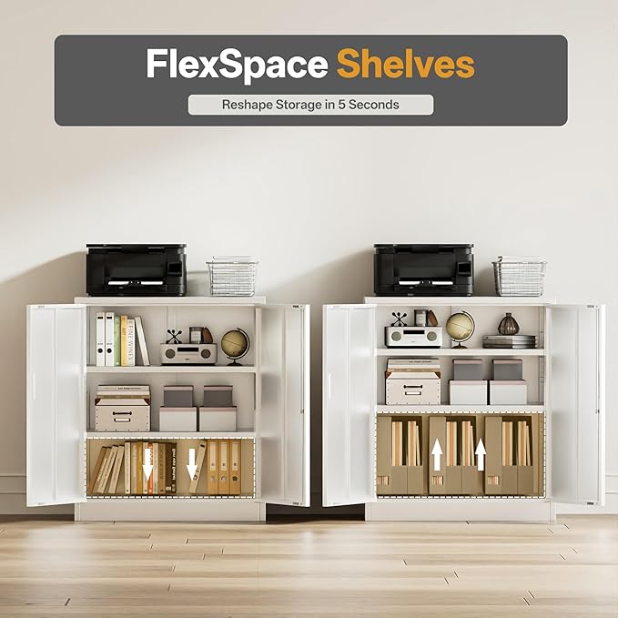 Metal Garage Storage Cabinets，36" Steel File Cabinet - Image 6