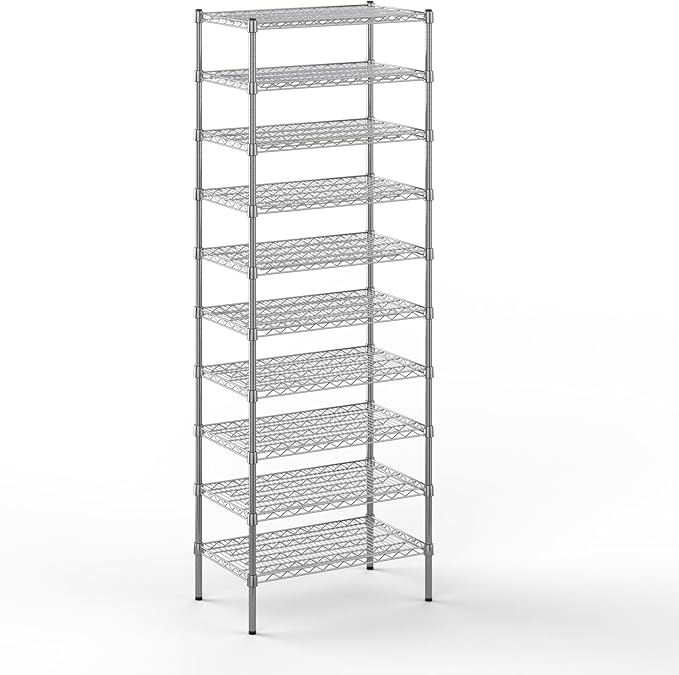 18" Deep x 30" Wide x 86" Height Wire Shelving Kit | 10-Tier | NSF Commercial by Regal+Altair