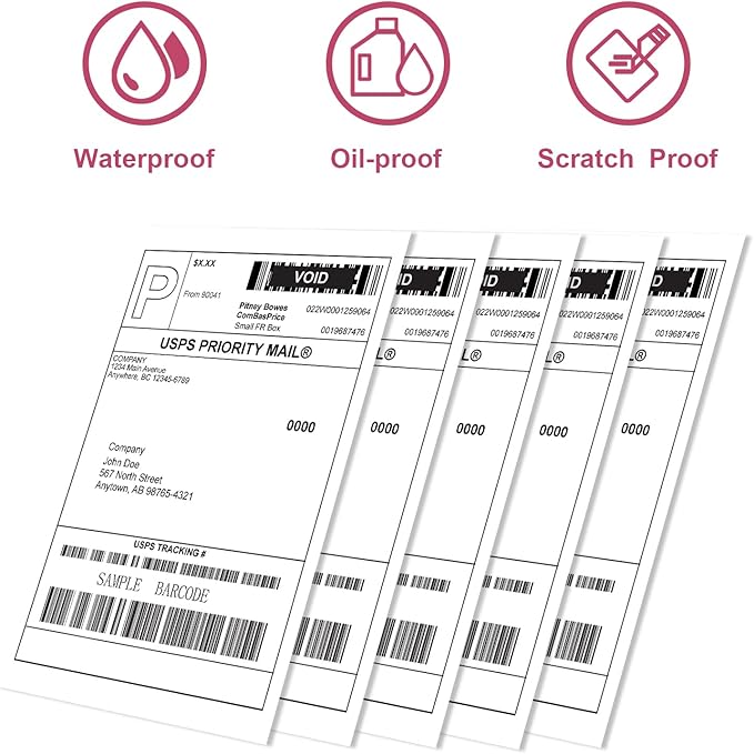 4”x6” Thermal Labels 250 Labels - Image 4
