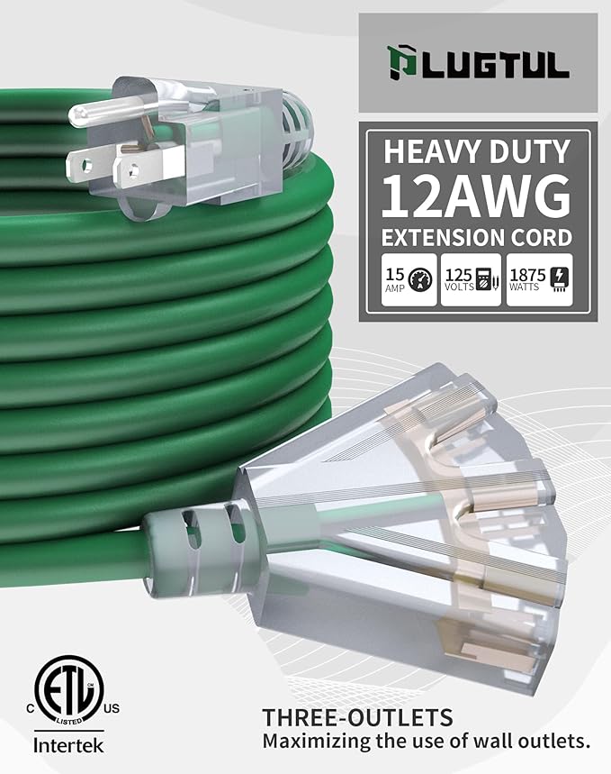 25Ft 12/3 Outdoor Extension Cord - Image 2