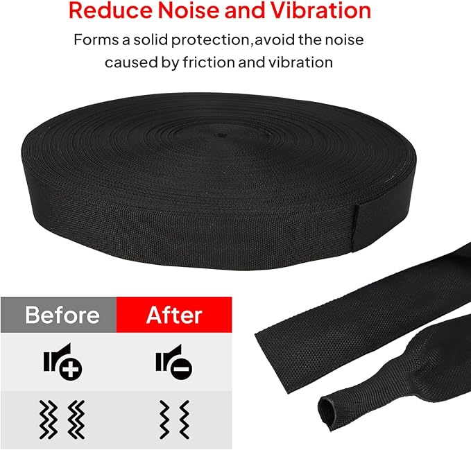 2 in 1 Heat Shrink Braided Sleeving Fabric Tubing-Ideal fit Irregular Shape - Image 2