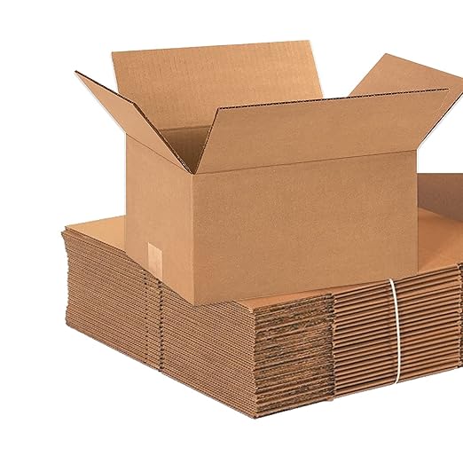 Aviditi Shipping Boxes Small 12"L x 9"W x 6"H, Moving and Storage by BOXUSA