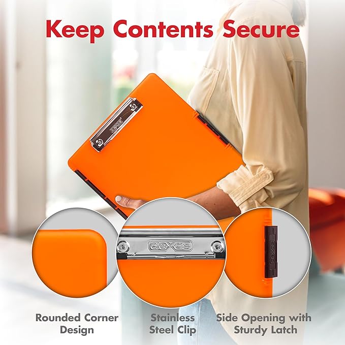 Dexas Slimcase 2 Plastic Clipboard - Image 5