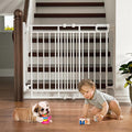 Mom's Choice GROWNSY Baby Gate No Bottom Bar, Adjustable Width 26” to 36” by GROWNSY