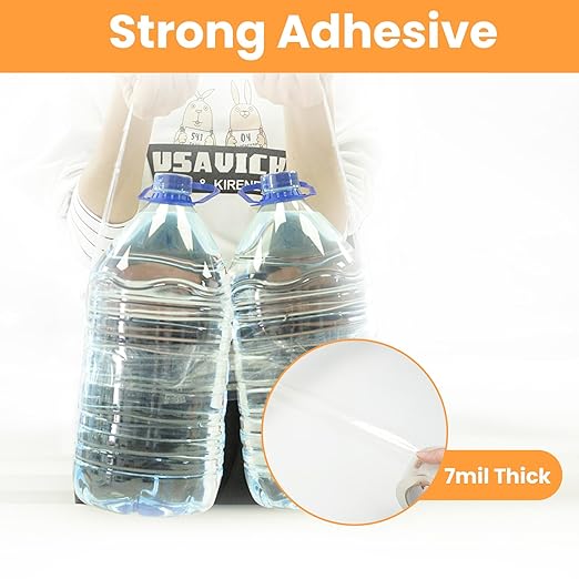 TAPEBEAR Storage Packaging Tape 36 Rolls, Super Clear 2.7mil x 1.88" x 55 Yards - Image 2