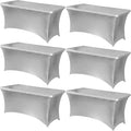 Obstal 6 Pack Stretch Spandex Table Covers by Obstal