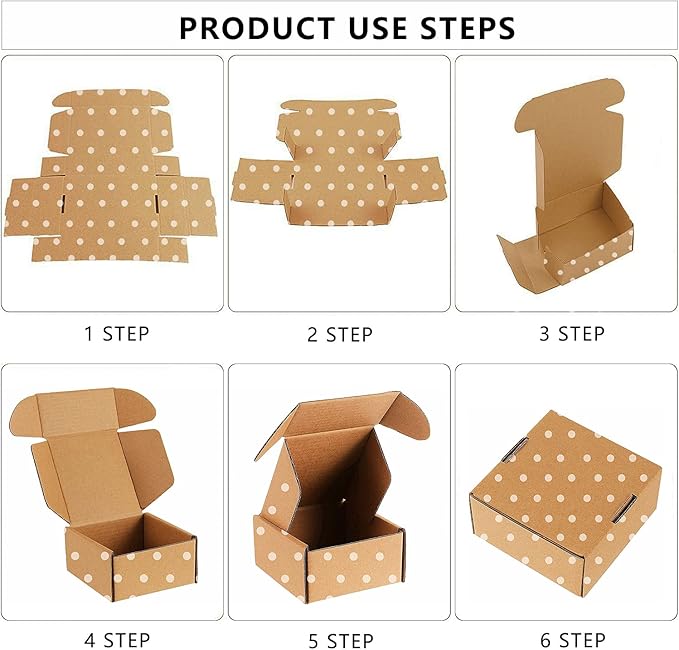 Green Recyclable Cardboard Small Gift Mailer Boxes - Image 5