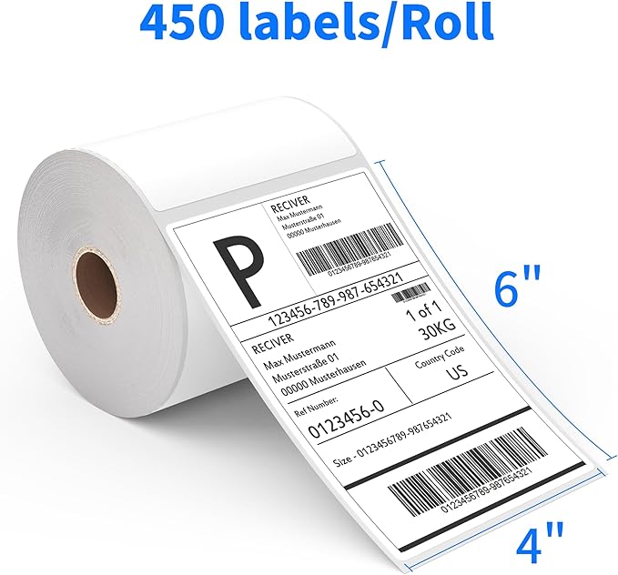 FungLam 4"x6" Direct Thermal Shipping Labels - Image 2