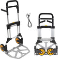 Mount-It! Folding Dolly, Aluminum Trolley, Industrial Grade Heavy Duty 440 Lb by Mount-It