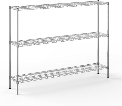 14" Deep x 72" Wide x 54" Height Wire Shelving Kit | 3-Tier | NSF Commercial by Regal+Altair