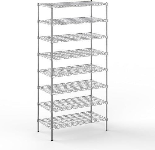 21" Deep x 42" Wide x 86" Height Wire Shelving Kit | 8-Tier | NSF Commercial by Regal+Altair