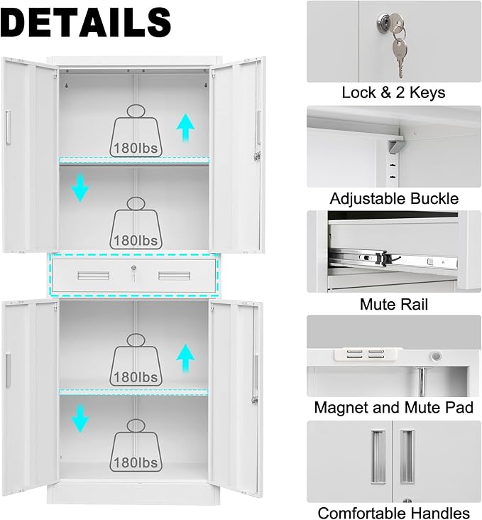 Metal Storage Cabinet - Image 4