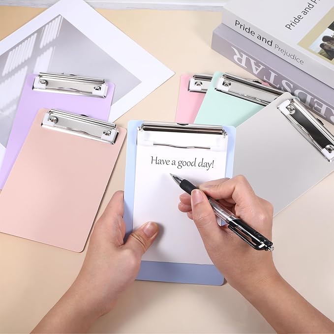 6 PCS MiNi Clipboard，Pretty Cute Small Clipboards 4×6 Inch A6 - Image 7