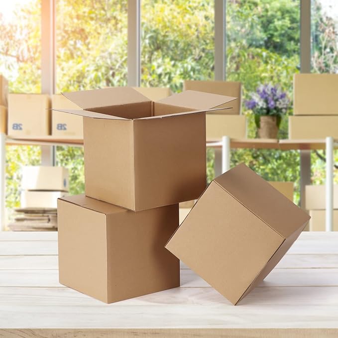 CRUGLA 40 Packs Shipping Boxes 6x6x6, Corrugated Cardboard Brown Mailing Box - Image 6