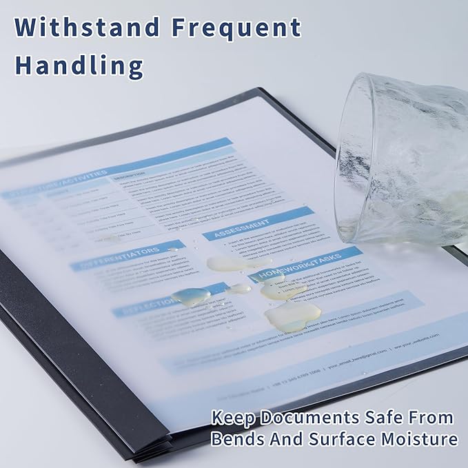 Binditek 30 Pack Clear Front Report Covers - Image 8