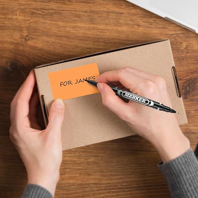 Orange Thermal Labels 3 × 5 Inch Vinyl Self-Adhesive Fanfold Direct Shipping - Image 4