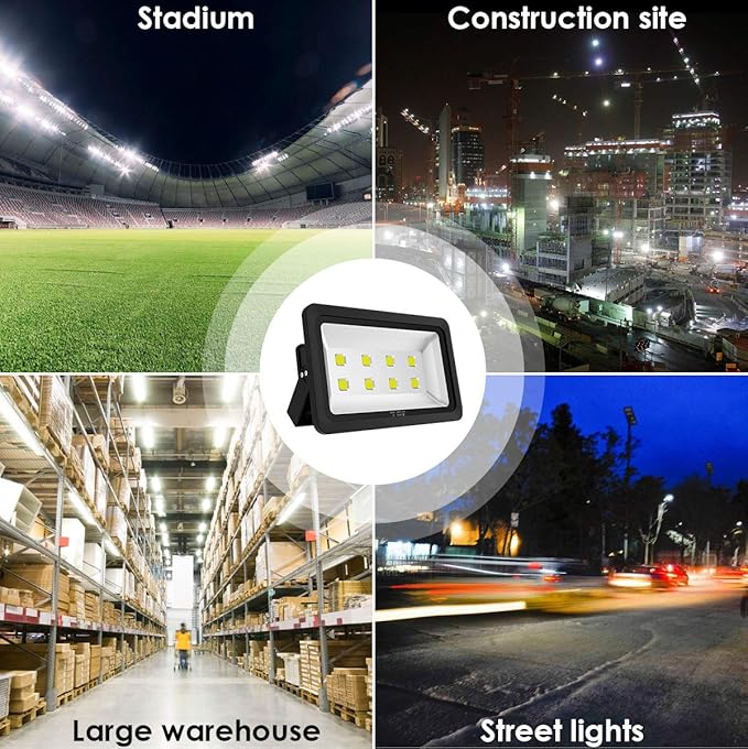 400W Outdoor LED Flood Light, 40000LM Super Bright, IP66 Waterproof, 6000K - Image 8