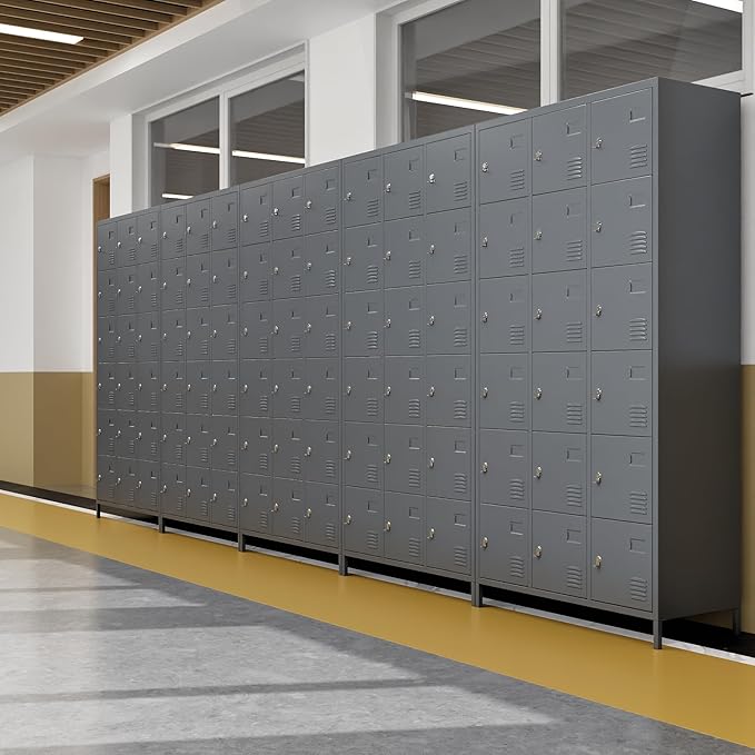 72" inch Employee Locker, Tall Metal Storage Locker - Image 6