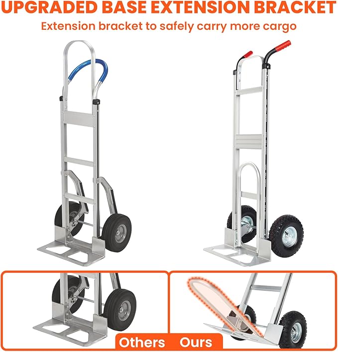 Aluminum Hand Truck Dolly Cart - Image 3