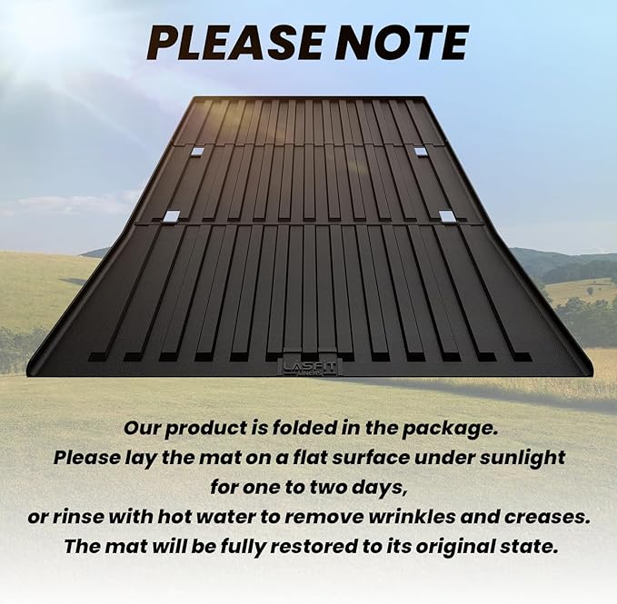 LASFIT Truck Bed Mat for Tesla Cybertruck 2024 2025 2023 6FT Bed Liner Car - Image 8